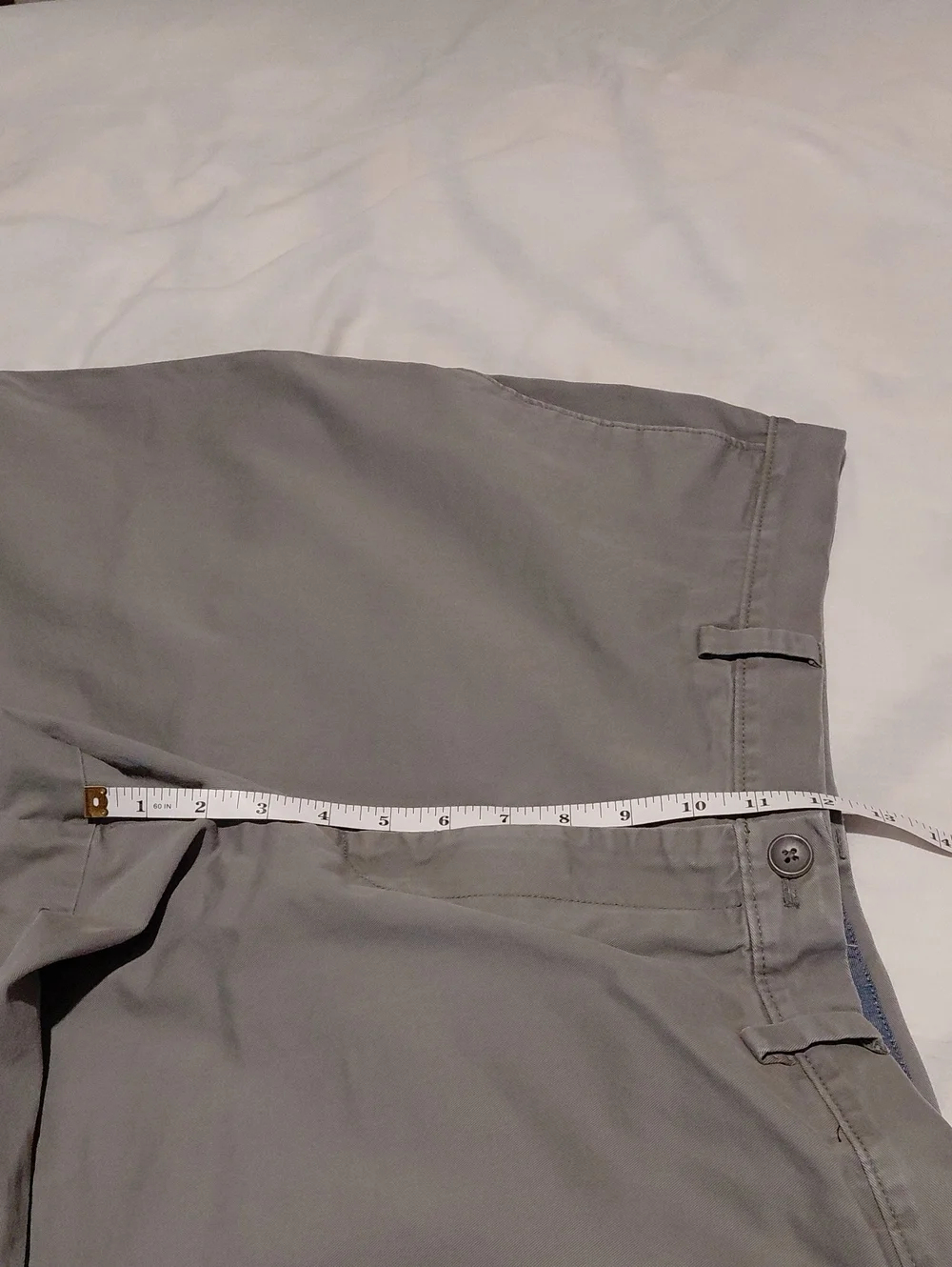 Banana Republic Gray Aiden Flat-Front Men's Shorts 36W
